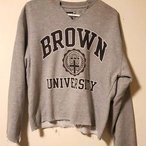 Brown University crew neck sweatshirt